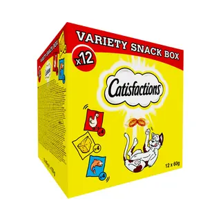 Catisfactions Kattensnacks Megabox 12 X 60 Gr