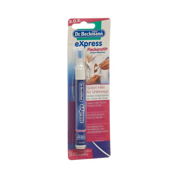 Dr. Beckmann EXpress Stain Pen, Effective Stain Remover For Travel, Quick And Easy Solution, 6 X 9 Ml thumbnail