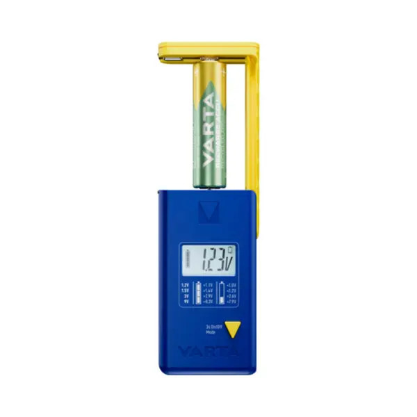 Varta Lcd battery tester Blue, Yellow thumbnail