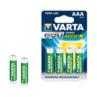 Varta Power Accu Aa, 4 pcs Wiederaufladbarer Akku Aaa Nickel-Metallhydrid (NiMH)