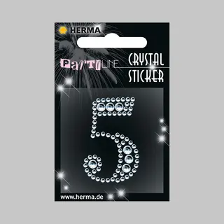 Herma Crystal 5 sticker Permanent 1 stuk(s)