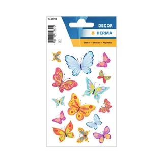 Herma Butterfly Time with Fine Glitter kindersticker
