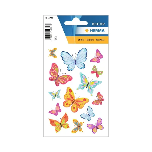 Herma Butterfly Time with Fine Glitter kindersticker thumbnail