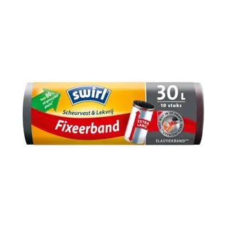 Swirl Pedaalemmerzakken Xl Met Fixeerband 30 Liter 10 Stuks