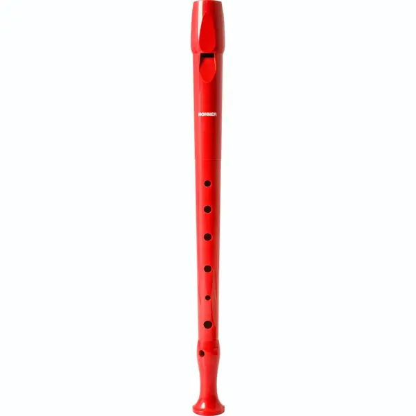 Hohner Melody Line Sopran Blockflöte (Deutsche Griffweise) (Flöte, Sopranino), Blasinstrumente, Rot thumbnail