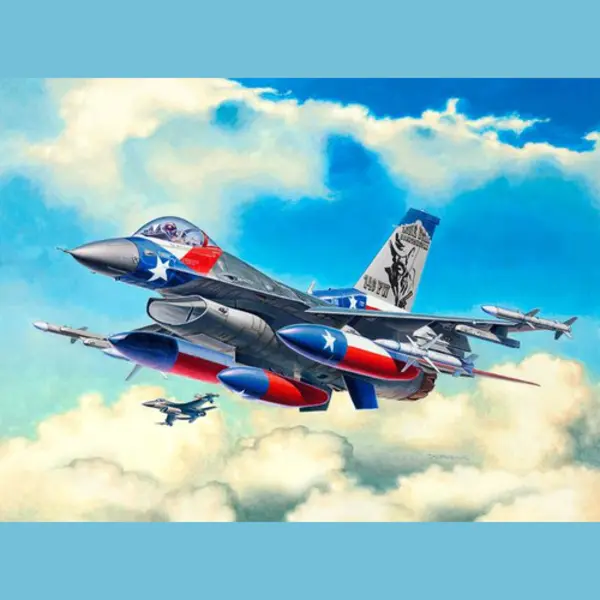 Revell Lockheed Martin F-16C Fighting Falcon Fixed-wing aircraft model Assembly kit 1:144 thumbnail