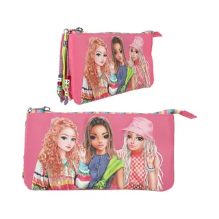 Depesche TOPModel Joy 12915 Tasche Mit Fächern, Rosa