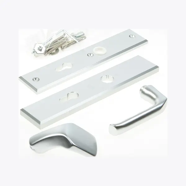 Veiligheidsgarnituur - Aluminium - Aluminium - Hoppe - Hoppe London Skg*** - Greep/kruk PC72 thumbnail