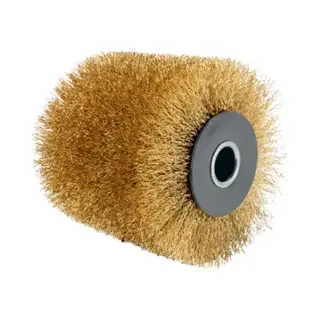 Scheppach Brush For MRS1300 Universal Sander Polisher Grinder Satin Machine | 120 X 100mm | Cotton, Brass Wire, Silicon Carbide, Plastic, Sanding,