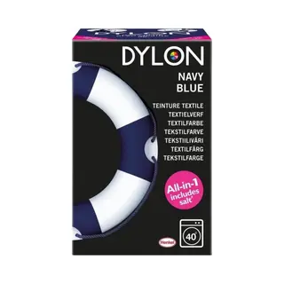 Dylon Textielverf Navy Blue All-in-one (zout Inbegr.)