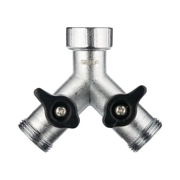 Geka Push-fit 2-weg Ventiel, 2x Buitendraad 3/4 Inch thumbnail