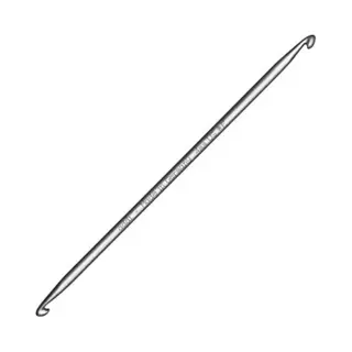 Addi Tunesische Doppelhäkelnadel, Aluminium - Stärke 3