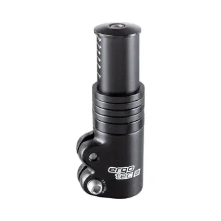 Ergotec Ahead 3 Vorbau-Adapter Für Mountainbike, Fahrrad Und E-Bike | Safety-Level 4 |Aluminium, Schwarz