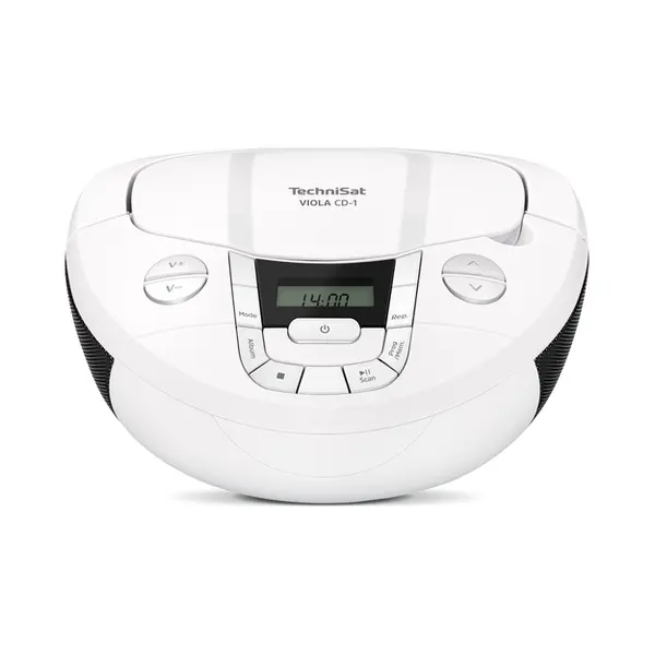 TechniSat Viola Cd-1 Draadloze stereoluidspreker Wit 2 W thumbnail