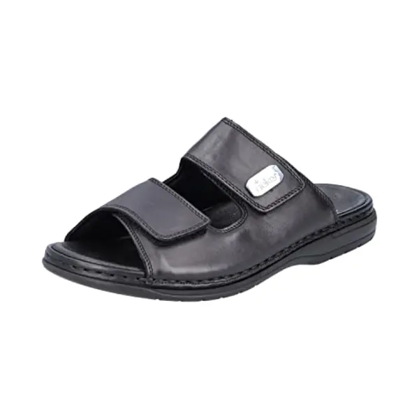 Rieker 25590, Herenslippers, Schwarz 00 thumbnail