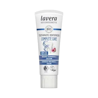 Lavera Toothpaste Complete Care - Without Flouride & Dyes - With Organic Echinacea & Calcium - Flouride-Free Toothpaste - Gentle To The Teeth - Dental