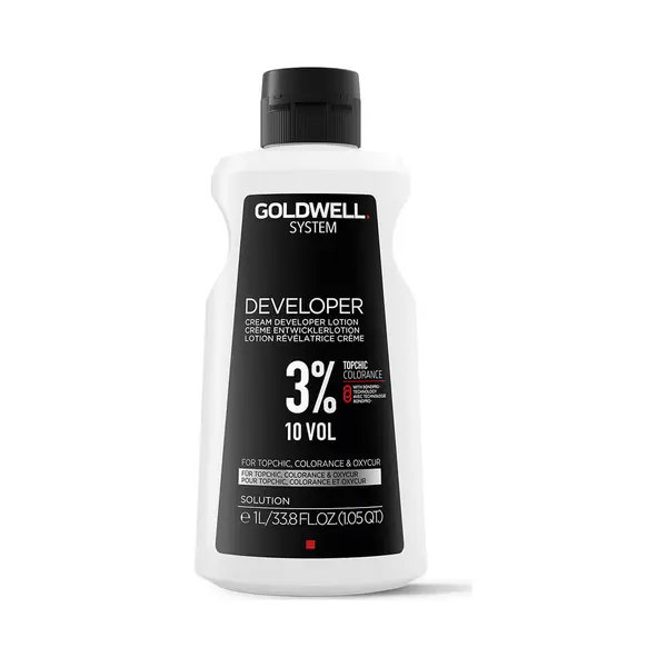 Goldwell System Topchic, Colorance & Oxycur Cream Developer Lotion 3% 1L thumbnail