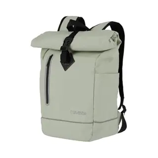 Travelite Rolltop Backpack Waterproof, Bike Backpack, Leisure Backpack With Roll-top Closure & Reflectors, Basics, 48 Cm, 19 Liters