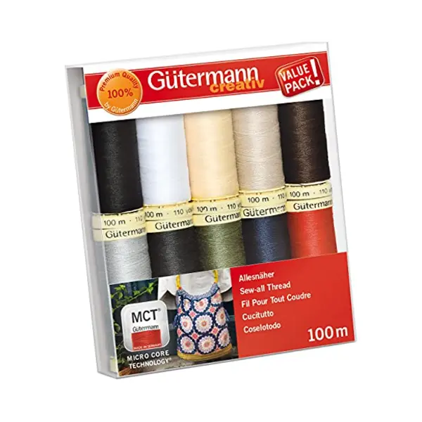 Gütermann Gutermann GUT_734006-1 Draadset, Alles Naaien, Meerkleurig, 100m thumbnail