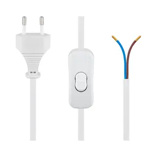 Goobay 51349 electriciteitssnoer Wit 1,5 m Netstekker type C