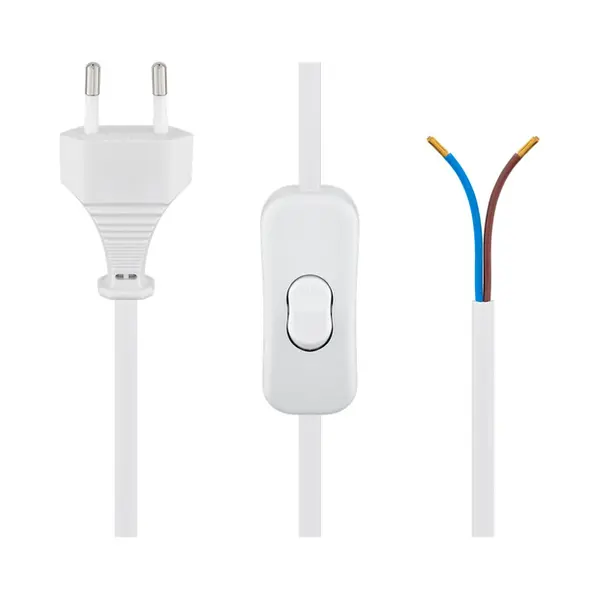Goobay 51349 electriciteitssnoer Wit 1,5 m Netstekker type C thumbnail