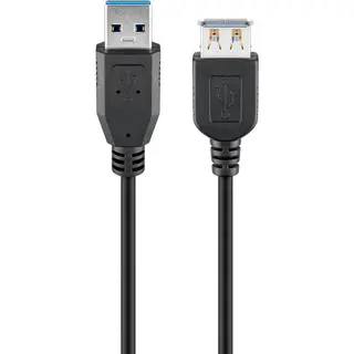 Goobay 74149 Usb-kabel Usb 3.2 Gen 1 (3.1 Gen 1) 2 m Usb A Zwart