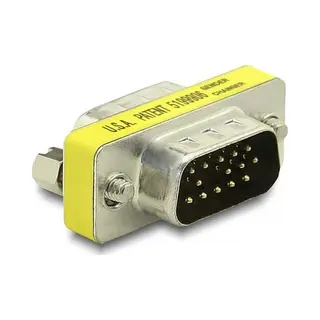 DeLOCK 65010 tussenstuk voor kabels Vga Zilver