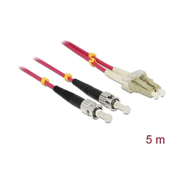 DeLOCK 84867 InfiniBand/fibre optic cable 5 m Lc St Violet thumbnail