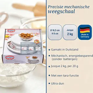 Dr. Oetker Küchenhelfer Küchenwaage Analoge Backwaage