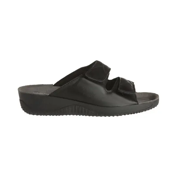 Rohde Slip On Damesslippers, Zwart. thumbnail