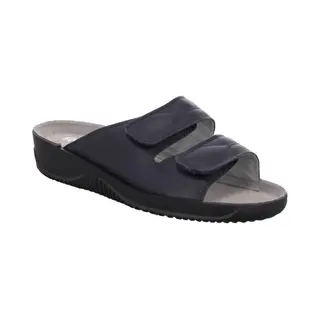 Rohde Dames Slipper Klittenbandsluiting - Blauw - 40