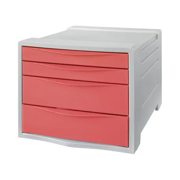 Esselte 628457 kantoor ladeblok Koraal, Grijs Polystyreen thumbnail