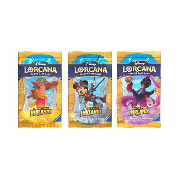 Ravensburger Disney Lorcana Trading Cards Game For Adults And Kids 8 Years Up - Sleeved Booster (1 Individual Pack) - Set 3, Into The Inklands thumbnail