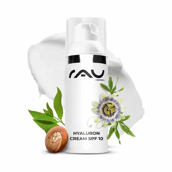 Rau Cosmetics Hyaluron Feuchtigkeitscreme Lsf 10-50 Ml Anti-Aging Tagescreme Mit Avocadoöl, Sheabutter & Squalan - Gesichtspflege Für Strahlende thumbnail