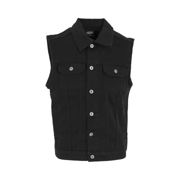 Urban Classics Bodywarmer Black Denim thumbnail