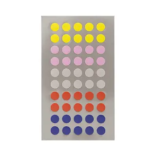Rico Design Paper Poetry Office Sticker Punkte 8mm 4 Bogen Bunt