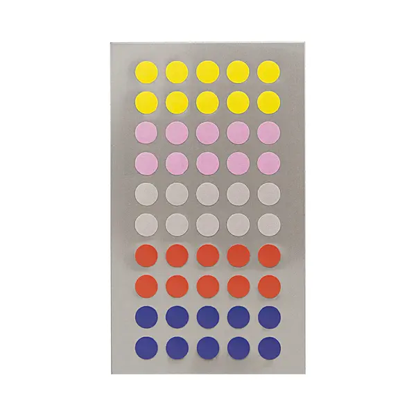 Rico Design Paper Poetry Office Sticker Punkte 8mm 4 Bogen Bunt thumbnail