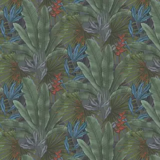 A.S. Création Dschungel Tapete 396471 In Grün, Grau, Blau - Wandtapete Mit Dschungel Optik - Florale Tapete Mit Palmenblättern - Hochwertig Auf 10,