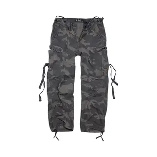 Brandit Cargobroek - M65 Vintage Trousers - S Tot 5XL - Voor Mannen - Dark Camo