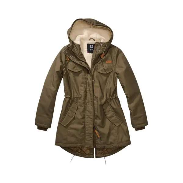 Brandit Tussenparka Karamel / Olijfgroen thumbnail