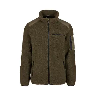 Brandit, Herren, Outdoorjacken, Men Ramble Teddyfleece Jacket - 174633 (M), Grün, M