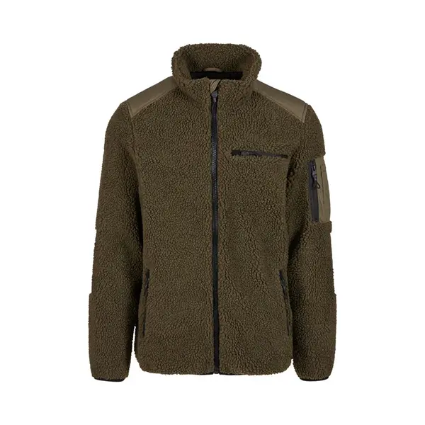 Brandit Ramble Teddy Fleece Jacket Mid-Season Jackets Olive thumbnail