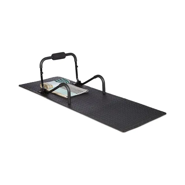 Relaxdays - Set Of 24 Interlocking Floor Protective Mats, 60 X 60 Cm Each, 9m², Surface Protection, Sound-absorbing, Black thumbnail