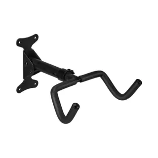 Relaxdays - Wall Bicycle Holder, Folding, Load Capacity 20 Kg, Home & Garage, Hwd, 18 X 27 X 36 Cm, Bike Hooks, Black
