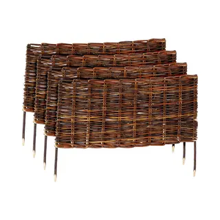 Borderafscheiding - Bruin - 60x30 Cm - 4 Stuks