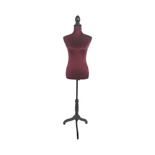 Relaxdays Schneiderpuppe, Accessoires Voor Naaien, Rood
