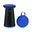 blauw, zwart