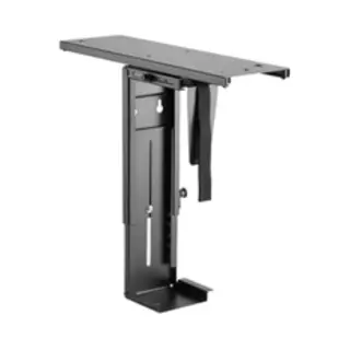 LogiLink EO0004 Cpu-houder Bureau-gemonteerde Cpu-houder Zwart