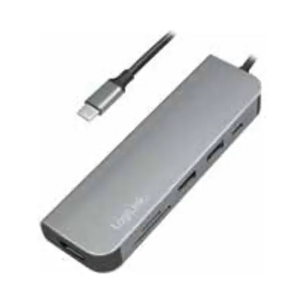 LogiLink UA0343 laptop dock/port replicator Usb 3.2 Gen 1 (3.1 Gen 1) Type-C Aluminium thumbnail