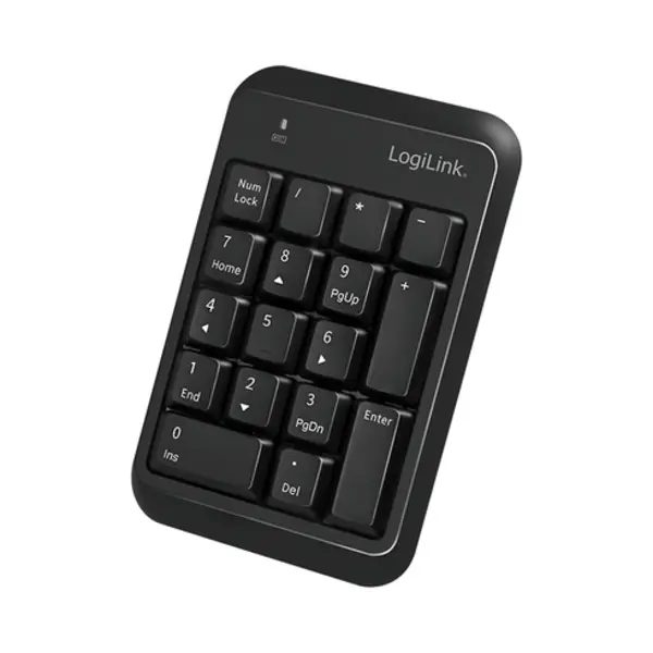 LogiLink ID0201 numeric keypad Laptop Bluetooth Black thumbnail